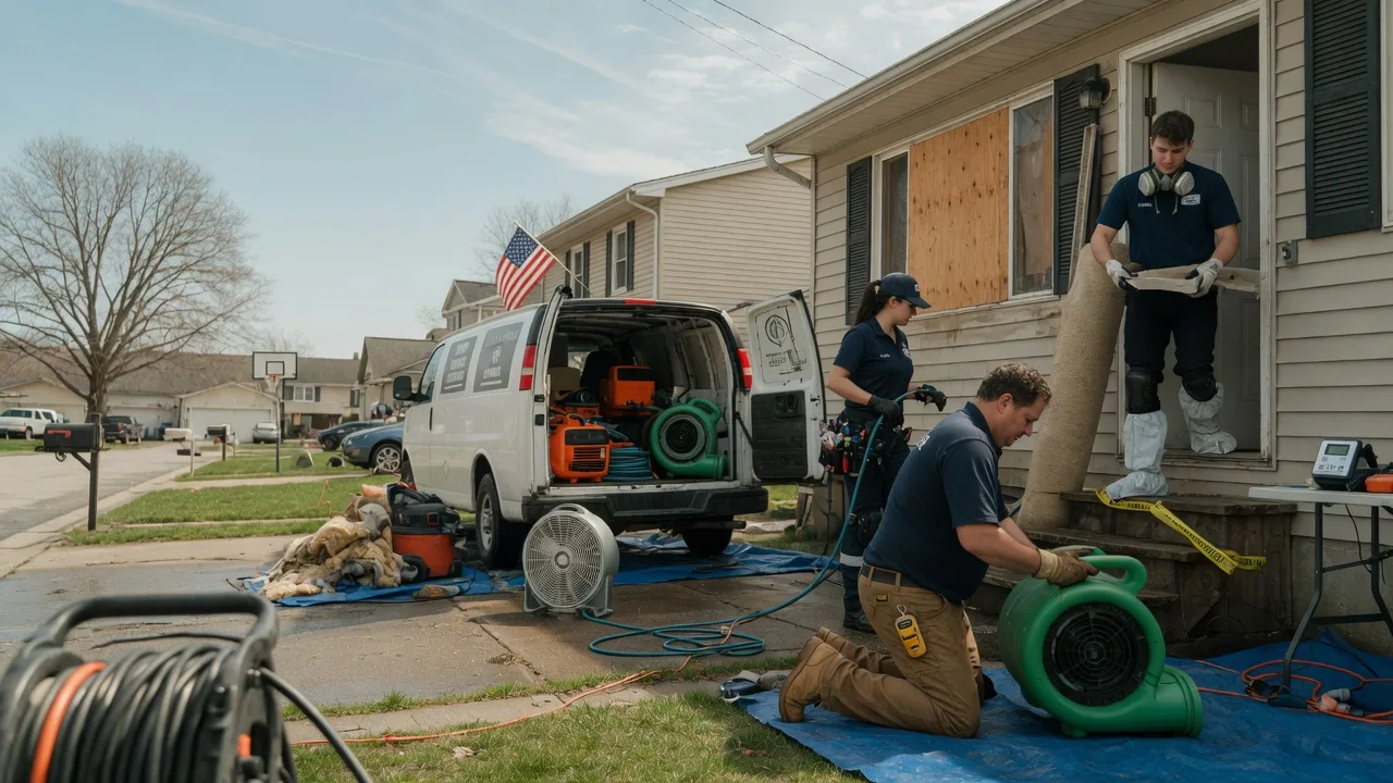 Water Damage Restoration in Aurora, IN near me